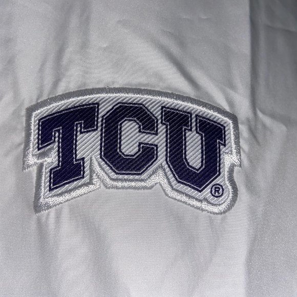 Nike Elite On Field TCU Horned Frogs Pullover Jacket Mens CQ5130-100 NEW - Picture 3 of 9
